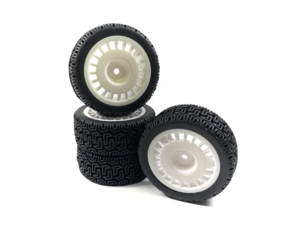 1:10 Wheel Set "Rally Winded Design" white (4)